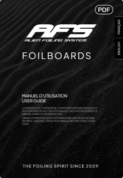 AFS Planche — manuel d'utilisation